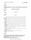 Research paper thumbnail of An Interfacial Curvature Distribution Model and Phase Inversion