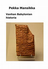 Research paper thumbnail of Vanhan Babylonian historia