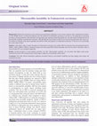 Research paper thumbnail of Microsatellite instability in endometrial carcinoma