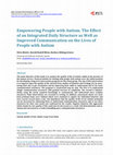 Research paper thumbnail of Empowering People with Autism. The Effect of an Integrated Daily Structure as Well as Improved Communication on the Lives of People with Autism