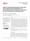 Research paper thumbnail of Improve Sustainable Housing for People with Severe Mental and Drug Disorders. An Intervention Analysis of the Home-Treatment Service Providers in Vorarlberg/Austria