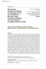 Research paper thumbnail of Nutritional Assessment Based on Mid-upper Arm Circumference Among Tribal Preschool Children of Three Distinct Ecological Zones of India