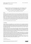 Research paper thumbnail of Analysis of the Use of E-Purchasing with Local Catalogs on the Performance of the Central Maluku Regency Government