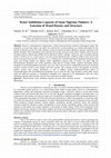 Research paper thumbnail of Water Imbibition Capacity of Some Nigerian Timbers: A Function of Wood Density and Structure