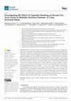 Research paper thumbnail of Investigating the Effect of Cigarette Smoking on Serum Uric Acid Levels in Multiple Sclerosis Patients: A Cross Sectional Study