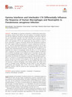 Research paper thumbnail of Gamma Interferon and Interleukin-17A Differentially Influence the Response of Human Macrophages and Neutrophils to Pseudomonas aeruginosa Infection