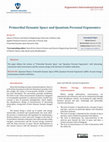 Research paper thumbnail of Primordial Dynamic Space and Quantum Personal Ergonomics