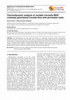 Research paper thumbnail of Thermodynamic Analysis of Variable Viscosity MHD Unsteady Generalized Couette Flow with Permeable Walls