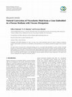 Research paper thumbnail of Natural Convection of Viscoelastic Fluid from a Cone Embedded in a Porous Medium with Viscous Dissipation