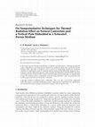 Research paper thumbnail of On Nonperturbative Techniques for Thermal Radiation Effect on Natural Convection past a Vertical Plate Embedded in a Saturated Porous Medium