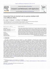 Research paper thumbnail of Convection from an inverted cone in a porous medium with cross-diffusion effects