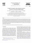 Research paper thumbnail of Coupled waveguide–surface plasmon resonance biosensor with subwavelength grating