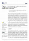 Research paper thumbnail of Prognostics of Electromechanical Actuator with Partial Time Scaling Invariant Temporal Alignment