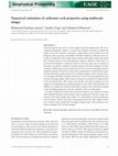 Research paper thumbnail of Numerical estimation of carbonate rock properties using multiscale images