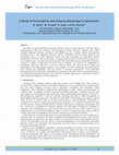 Research paper thumbnail of A study of permeability and velocity anisotropy in carbonates