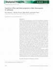 Research paper thumbnail of Sensitivity of flow and elastic properties to fabric heterogeneity in carbonates