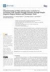 Research paper thumbnail of Characterization of Okra (Abelmoschus esculentus L.) Accessions with Variable Drought Tolerance through Simple Sequence Repeat Markers and Phenotypic Traits