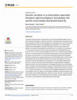 Research paper thumbnail of Genetic variation in a colonization specialist, Simulium ruficorne (Diptera: Simuliidae), the world’s most widely distributed black fly