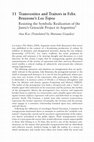 Research paper thumbnail of Transvestites and Traitors in Felix Bruzzone’s Los Topos: Resisting the Symbolic Realization of the Junta’s Genocide Project in Argentina. Trans. Mariana Grajales.