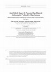 Research paper thumbnail of Akut Böbrek Hasarı İle Prezente Olan Bilateral Amfizematöz Pyelonefrit: Olgu Sunumu