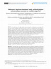 Research paper thumbnail of Saberes e fazeres docentes: uma reflexão sobre autonomia e sucesso no ensino superior = Teachers’ knowledges and practices: contributions to a reflection on autonomy and success in higher education = Saberes y prácticas docentes: una reflexión sobre la autonomía y el éxito en la educación superior