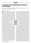 Research paper thumbnail of Caste Oppression and Shifting Power Dynamics in Bramayugam