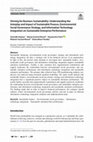 Research paper thumbnail of Striving for Business Sustainability: Understanding the Interplay and Impact of Sustainable Finance, Environmental Social Governance Strategy, and Information Technology Integration on Sustainable Enterprise Performance