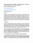 Research paper thumbnail of Topic: Balancing Freedom of Religion and Legal Boundaries: A Comparative Study of Human Rights Law and Islamic Jurisprudence