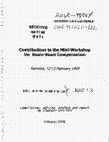 Research paper thumbnail of Contributions to the mini-workshop on beam-beam compensation in the Tevatron