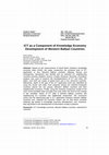 Research paper thumbnail of 10.5937/industrija42-6313 = ICT as a component of knowledge economy development of Western Balkan countries