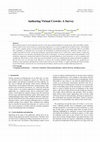 Research paper thumbnail of Authoring Virtual Crowds: A Survey