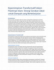 Research paper thumbnail of Kepemimpinan Transformatif dalam Filantropi Islam: Sinergi Gerakan Zakat untuk Dampak yang Berkelanjutan Pendahuluan