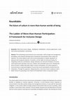 Research paper thumbnail of The Ladder of More-than-Human Participation: A Framework for Inclusive Design