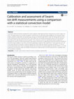 Research paper thumbnail of Calibration and assessment of Swarm ion drift measurements using a comparison with a statistical convection model