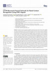 Research paper thumbnail of LSTM Recurrent Neural Network for Hand Gesture Recognition Using EMG Signals