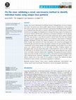 Research paper thumbnail of On the nose: validating a novel, non-invasive method to identify individual koalas using unique nose patterns