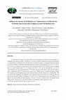 Research paper thumbnail of Influence des niveaux de fertilisation sur l’enherbement et l’efficacité des herbicides dans les parcelles d’oignon au centre du Burkina Faso