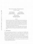 Research paper thumbnail of Intersection Graphs of Pseudosegments: Chordal Graphs