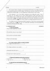 Research paper thumbnail of 2Bac Reading comprehension test (Doris)