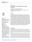 Research paper thumbnail of Emergency of Tsallis statistics in fractal networks