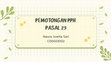 Research paper thumbnail of Pemotongan PPh Pasal