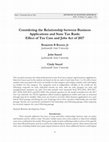 Research paper thumbnail of Considering the Relationship between Business Applications and State Tax Rank: Effect of Tax Cuts and Jobs Act of 2017