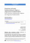 Research paper thumbnail of Feminismo de Estado: fundamentalmente religioso y religiosamente fundamentalista * State feminism: fundamentally religious and religiously fundamentalist