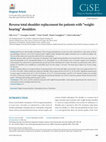 Research paper thumbnail of Reverse total shoulder replacement for patients with “weight-bearing” shoulders