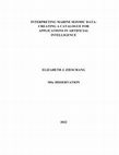 Research paper thumbnail of Artificial Interpretation: An Investigation into the Feasibility of Archaeologically Focused Seismic Interpretation via Machine Learning