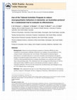 Research paper thumbnail of Use of the Tailored Activities Program to reduce neuropsychiatric behaviors in dementia: an Australian protocol for a randomized trial to evaluate its effectiveness