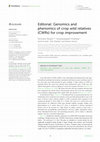 Research paper thumbnail of Editorial: Genomics and phenomics of crop wild relatives (CWRs) for crop improvement