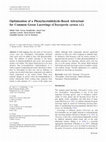 Research paper thumbnail of Optimization of a Phenylacetaldehyde-Based Attractant for Common Green Lacewings (Chrysoperla carnea s.l.)