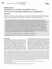 Research paper thumbnail of Identification of germline susceptibility loci in ETV6-RUNX1-rearranged childhood acute lymphoblastic leukemia