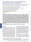 Research paper thumbnail of Concerning P450 Evolution: Structural Analyses Support Bacterial Origin of Sterol 14α-Demethylases